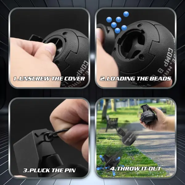 Tactical M67 Grenade Model Set with Clip - Image 6