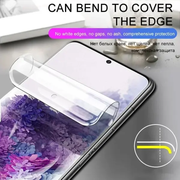 5-Piece Hydrogel Screen Protector Set for Samsung Galaxy Models - Image 2