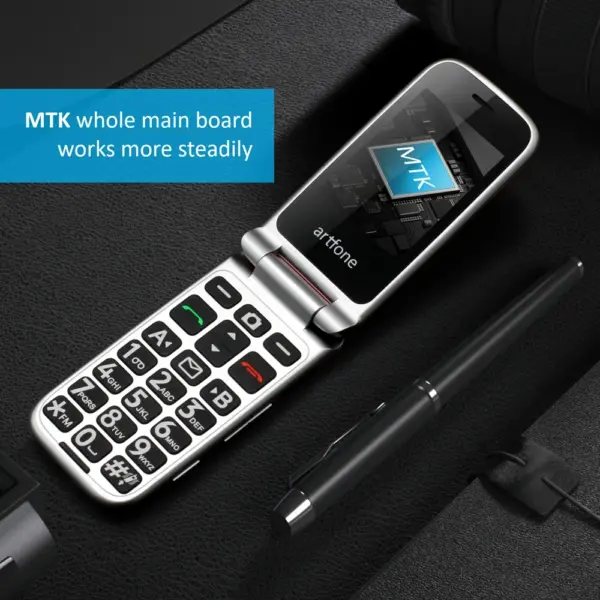 Artfone C10 Flip Senior Phone with Dual LCD - Image 5