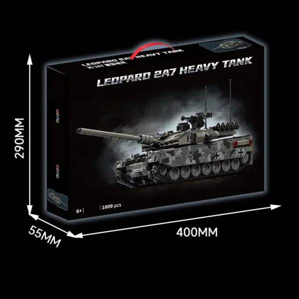 Leopard 2A7 Heavy Tank Building Blocks Set - Image 7