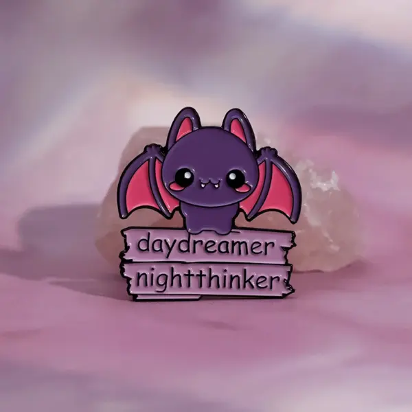 Fun Bat Cat Enamel Pins Model 1 for Backpack and Clothing - Image 5