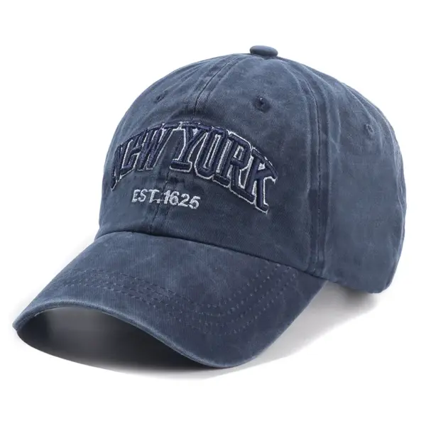 2025 Unisex New York Washed Cotton Cap - Image 9