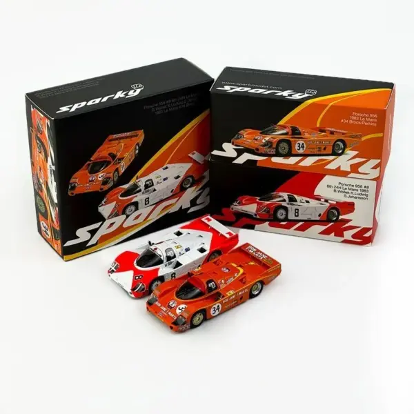 Sparky X Tiny 1:64 Porsche Racing Car Set - Image 11