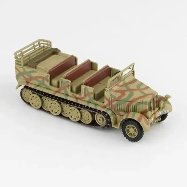 Diecast 1:72 Sd. Kfz. 7 Armor Halftrack Model - Image 2