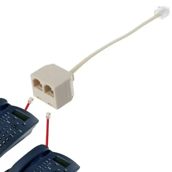RJ11 Two-Way Telephone Splitter Adapter - Image 3