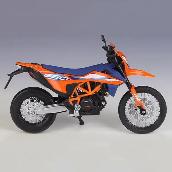 2023 Ktm 690 Smc R Alloy Diecast Motorcycle Model - Image 3