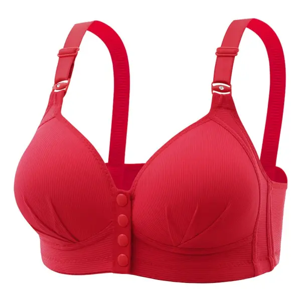 Large Front Buckle Push-Up Women's Bra - Image 9