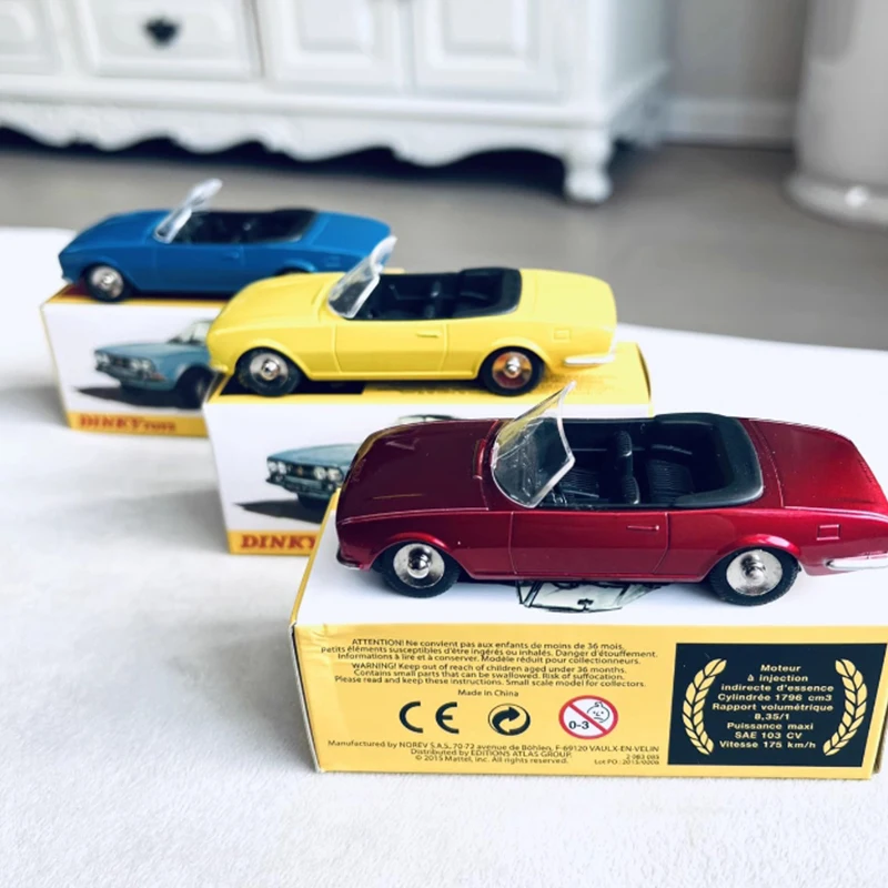 1:43 Dinky Cabriolet Alloy Model Car 2 1:43 Dinky Cabriolet Alloy Model Car - Image 2