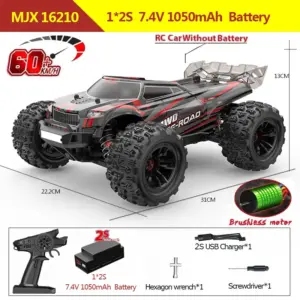 Brushless 1/16 RC Racing Car Model MJX 16207 18 S8d0dadb47f56460eaff0e277bb685a594