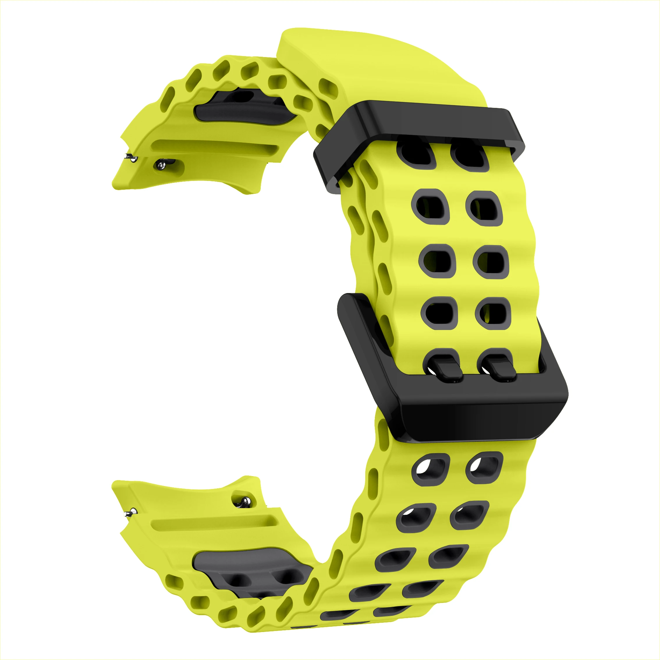 Two-Tone Silicone Strap for Samsung Galaxy Watch 3 Two-Tone Silicone Strap for Samsung Galaxy Watch - Image 3