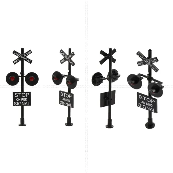 HO Scale Railroad Crossing Signal JTD877R - Image 2