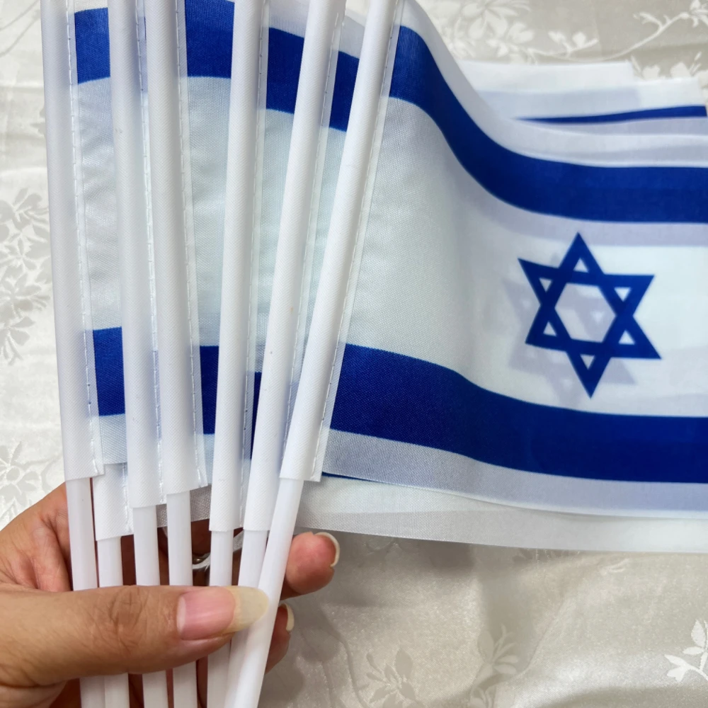 CZY Israel Hand-Waved Flag 14x21cm 5 CZY Israel Hand-Waved Flag 14x21cm - Image 5