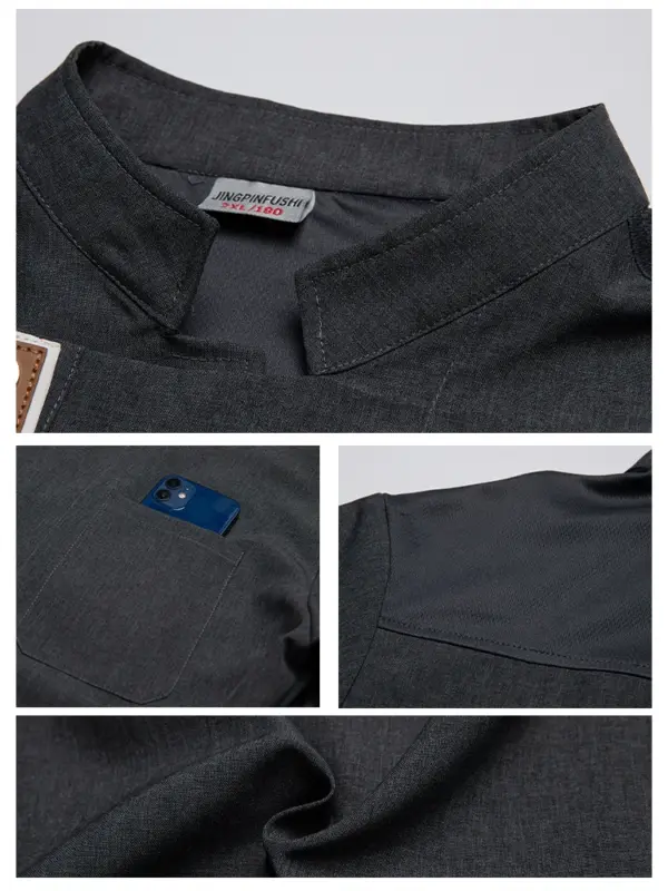 Red DiYi Chef Uniform with Breathable Mesh - Image 6
