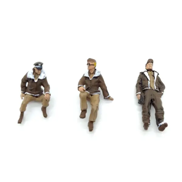 1/72 WW2 American Pilot Model Set (3 Figures) - Image 3