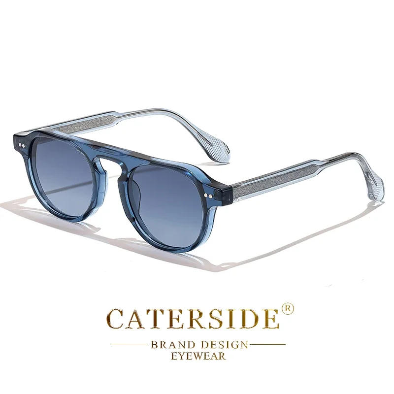 Vintage Round Punk Sunglasses Men Women UV400 11 Vintage Round Punk Sunglasses Men Women UV400 - Image 11