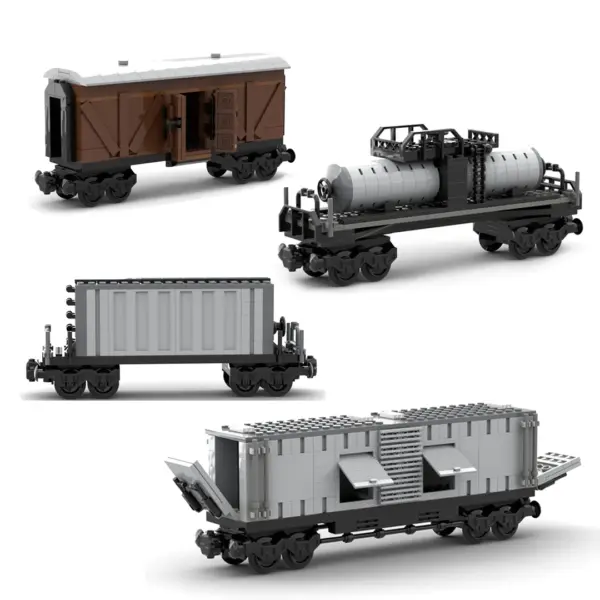 MOC Building Blocks Train Carriage Model - Image 2