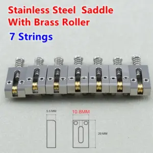 Electric Guitar Bridge Saddles Set 10.5MM/10.8MM 66 S8e93a03b563d43b181ad30f1d1f0af07U