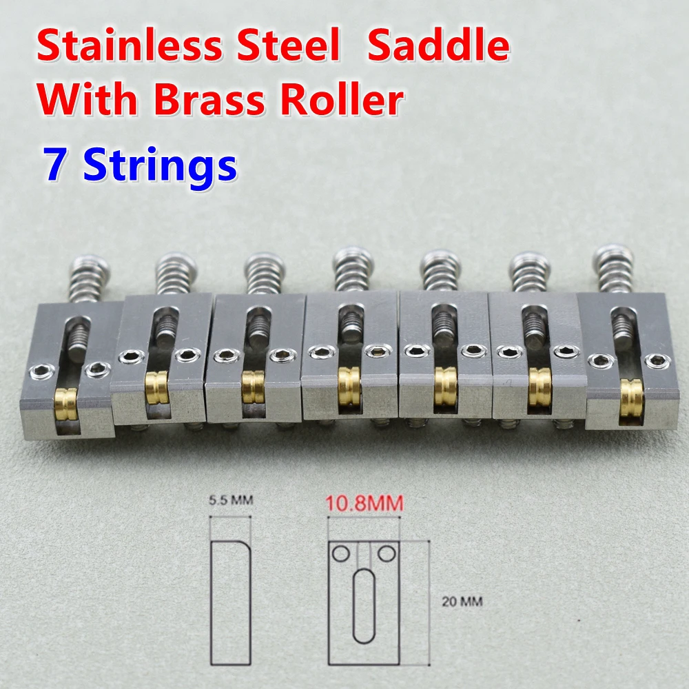 Electric Guitar Bridge Saddles Set 10.5MM/10.8MM 31 Electric Guitar Bridge Saddles Set 10.5MM/10.8MM - Image 31