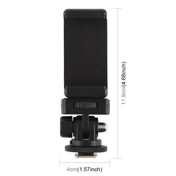 Camera Hot Shoe Phone Holder with Tripod Adapter - Image 4