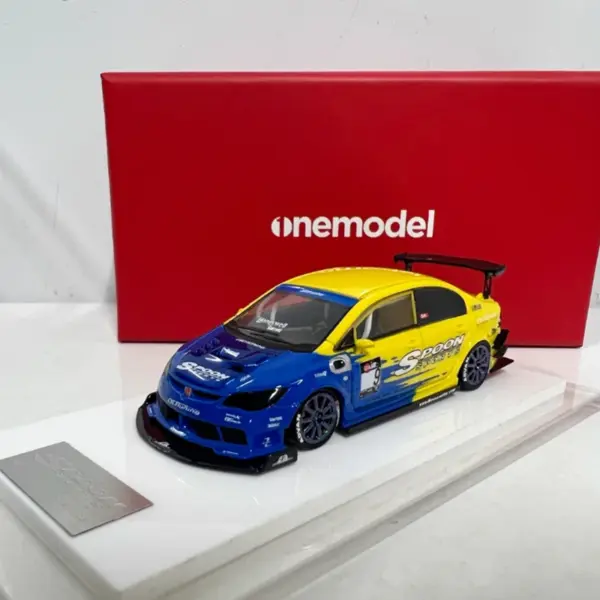 Resin Honda S2000 Spoon FD2 1/64 Model Car - Image 7