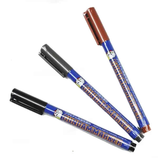 MR.HOBBY GM01 GM02 GM03 Markers Set for Plastic Models - Image 3