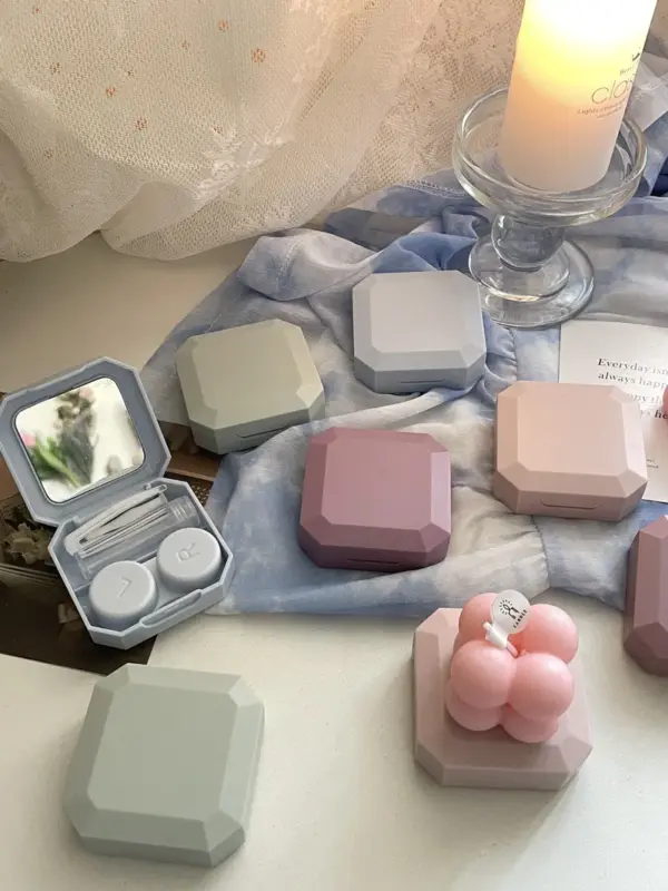 Candy Color Contact Lens Case Set for Travel - Image 6