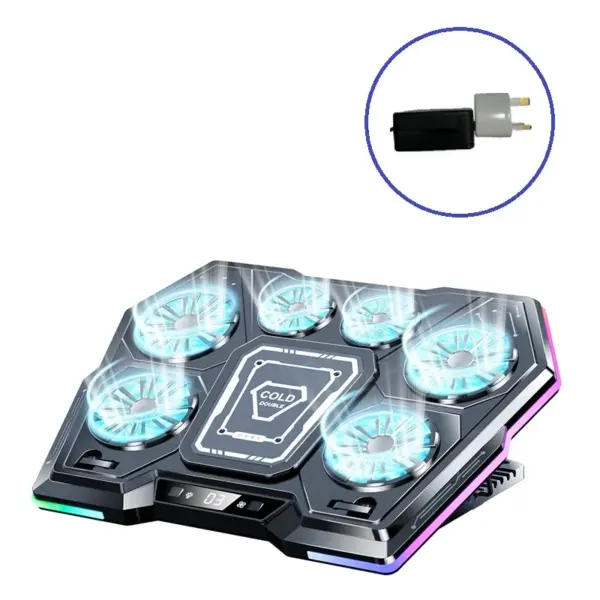 LZ-D13 Rapid Cooling Laptop Stand with RGB - Image 9