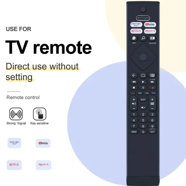 Philips Android TV Remote RM-L1760 Replacement Control - Image 4