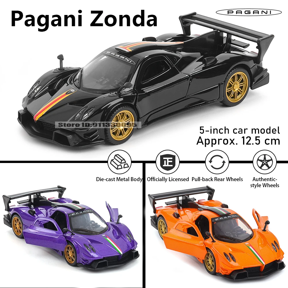 MSZ 1:36 Pagani Zonda Diecast Car Model 1 MSZ 1:36 Pagani Zonda Diecast Car Model