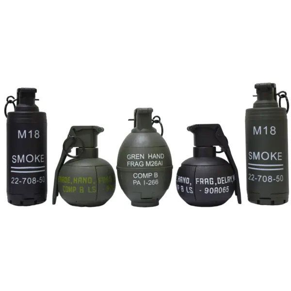 Set of 5 Tactical Airsoft Grenade Models - Image 6