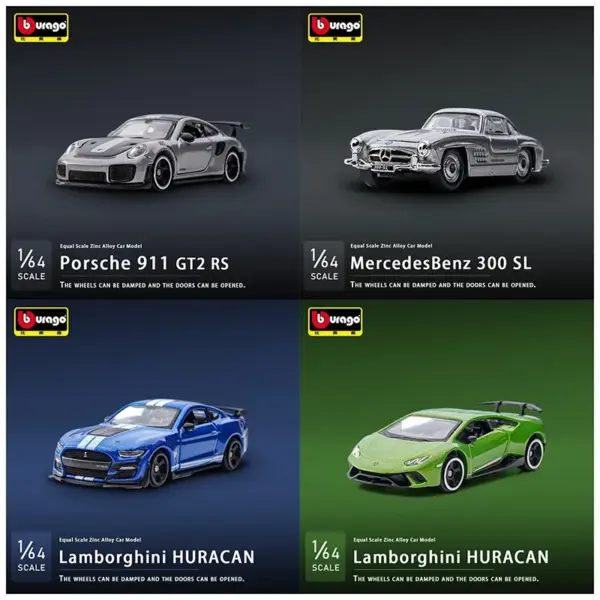 Bburago 1:64 Porsche 911 GT2 RS Model - Image 2