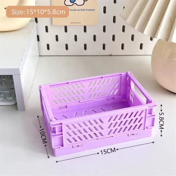 Foldable Storage Crate for Home Organization - Image 11