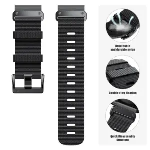 Braided Nylon Strap for Garmin Fenix & Instinct 11 S90661446411946b087fa2bed22dce31cC
