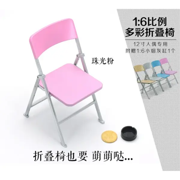 1/6 Scale Colorful Chair for Action Figures - Image 6