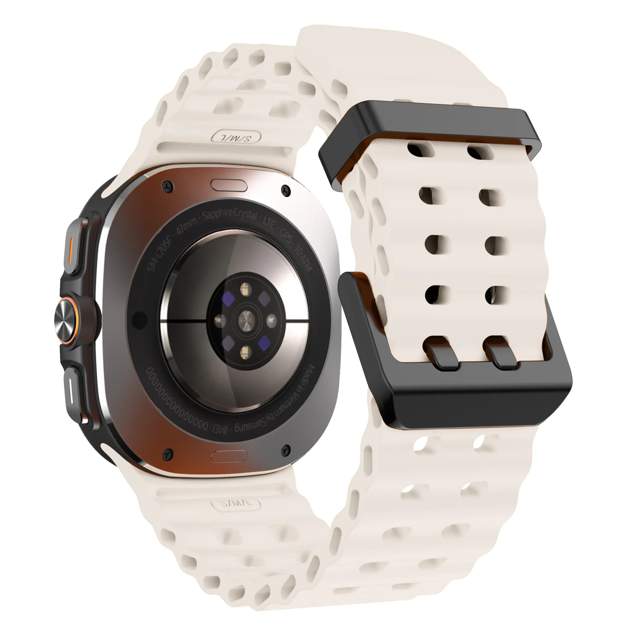 No Gaps Silicone Strap for Galaxy Watch Ultra 47mm 14 No Gaps Silicone Strap for Galaxy Watch Ultra 47mm - Image 14