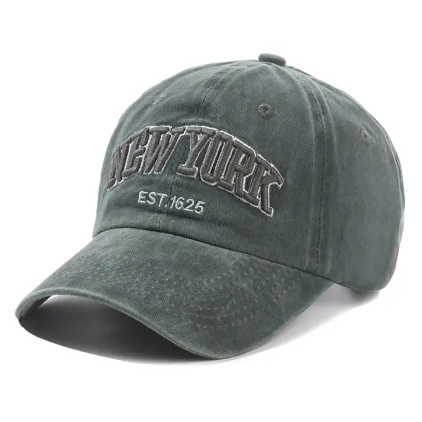 2025 Unisex New York Washed Cotton Cap - Image 2