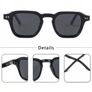 Square Polarized Sunglasses Men and Women UV400 14 S91c06e8480674367a460418e85f12b2fr