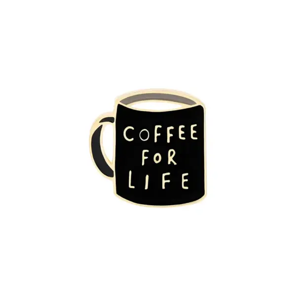 Coffee First Baking Varnish Enamel Pins - Image 21