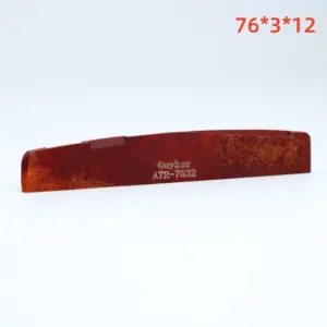 Guyker Acoustic Guitar Bone Nut ATR Red 28 S91e30c47c4d34041acd403afbbf4b4c6X