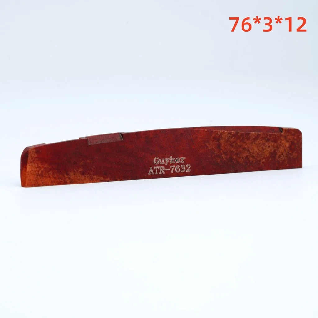 Guyker Acoustic Guitar Bone Nut ATR Red 11 Guyker Acoustic Guitar Bone Nut ATR Red - Image 11