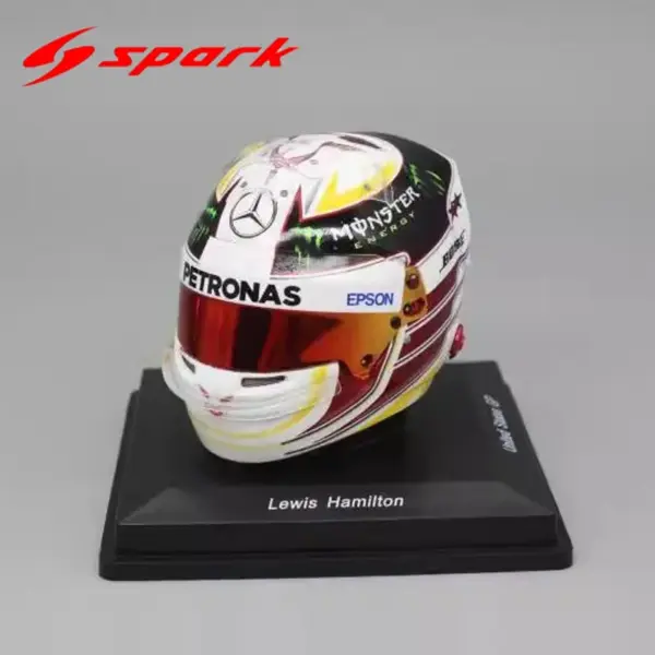 Hamilton F1 Champion Edition Helmet Miniature Model W10 - Image 8