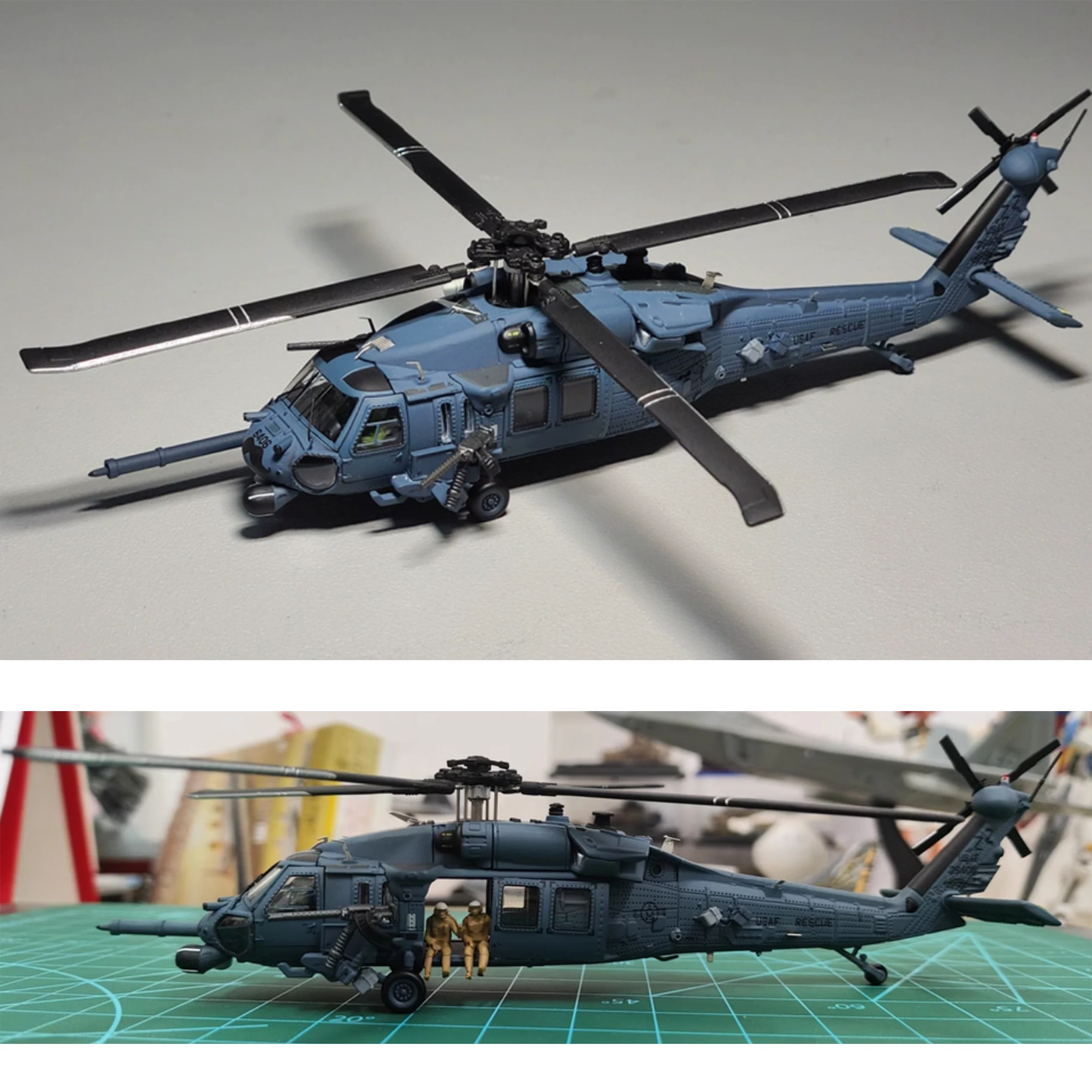 1:100 Scale HH-60G Special Helicopter Model 6 1:100 Scale HH-60G Special Helicopter Model - Image 6