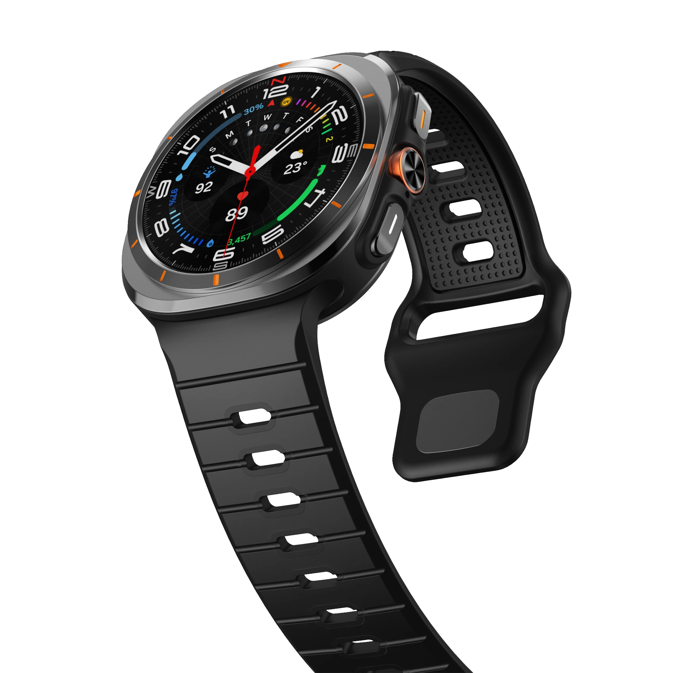 Two-Tone Silicone Strap for Galaxy Watch Ultra 10 Two-Tone Silicone Strap for Galaxy Watch Ultra - Image 10