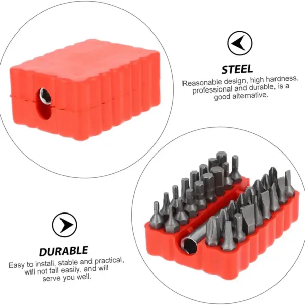 33pcs Magnetic Security Screwdriver Bit Set for Electronics - Image 4