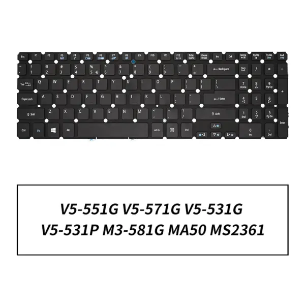 Acer Laptop Keyboard for V5 Series Models - Image 4