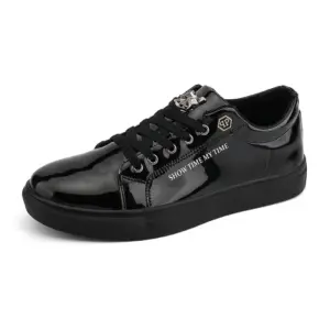 Men's Patent Leather Casual Sneakers 47 13 S92cce4723a1245478fdbda030ccb71a60