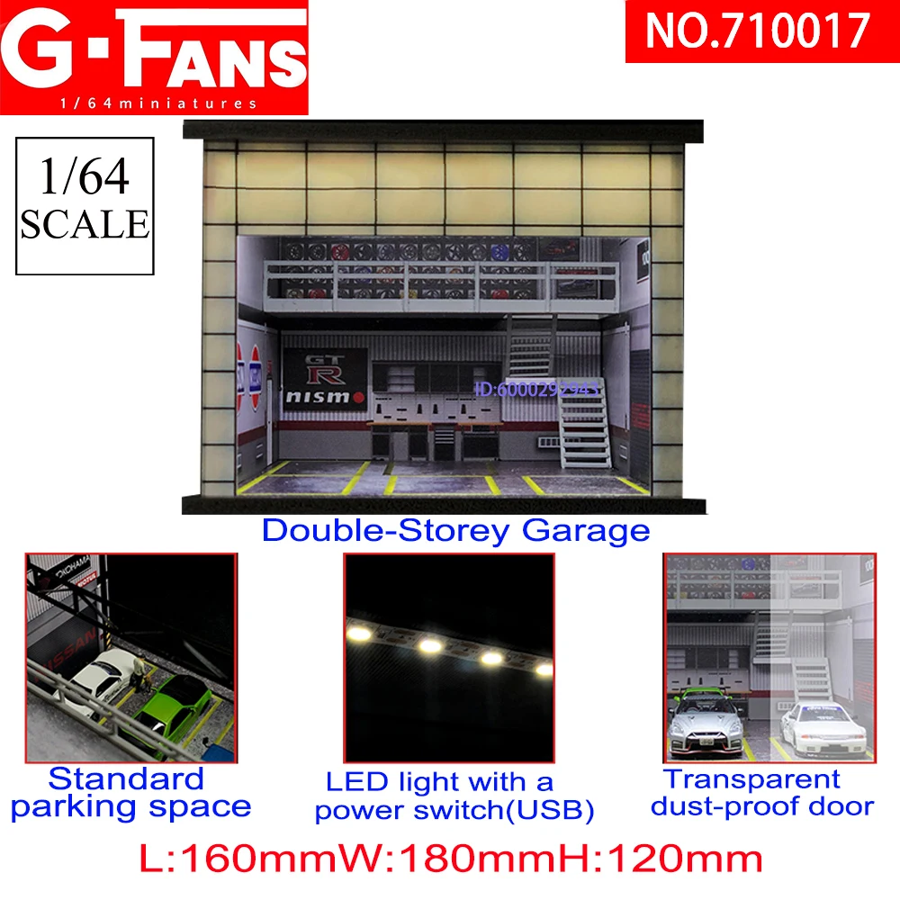 1:64 Scale Mini Car Garage Display Case 21 1:64 Scale Mini Car Garage Display Case - Image 21