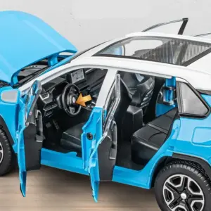 1:24 RAV4 SUV Alloy Diecast Car Model 12 S932312ff23a34e7ea19c22dd5a75f073x
