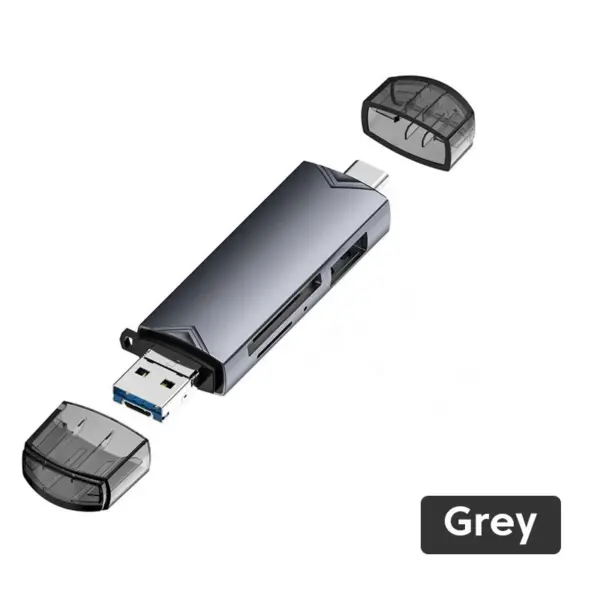 6-in-1 USB 3.0 Type-C Card Reader Adapter - Image 8