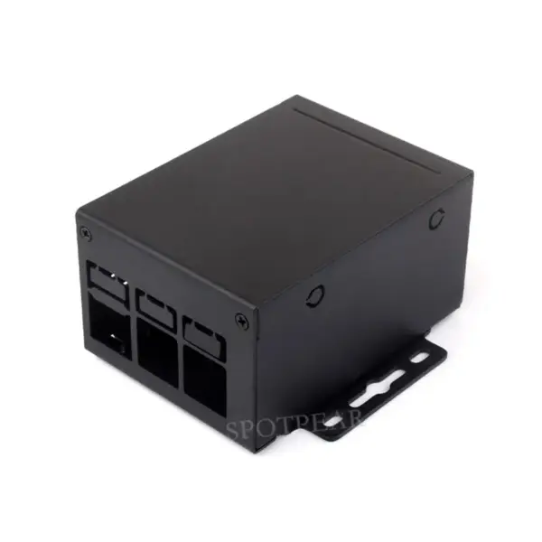 Raspberry Pi 5 Industrial Metal Case with Mounting Options - Image 2